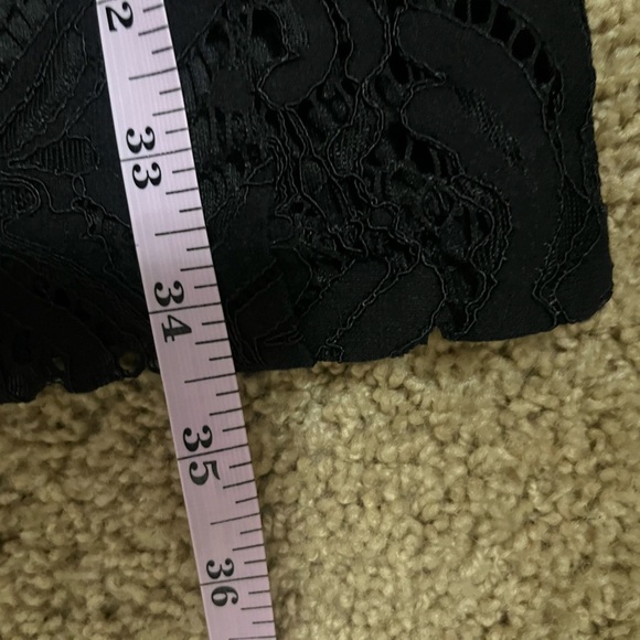 Crown & Ivy Black Lace Dress Size 16 - Picture 8 of 9